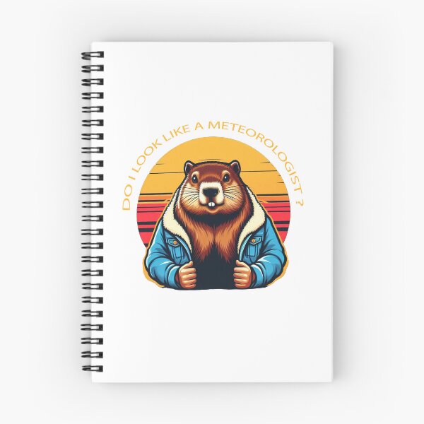 Item preview, Groundhog day, blue jacket designed and sold by AxelBrook.