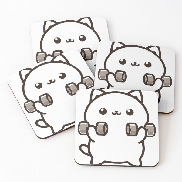 Item preview, Exercising cat designed and sold by Samotivation.