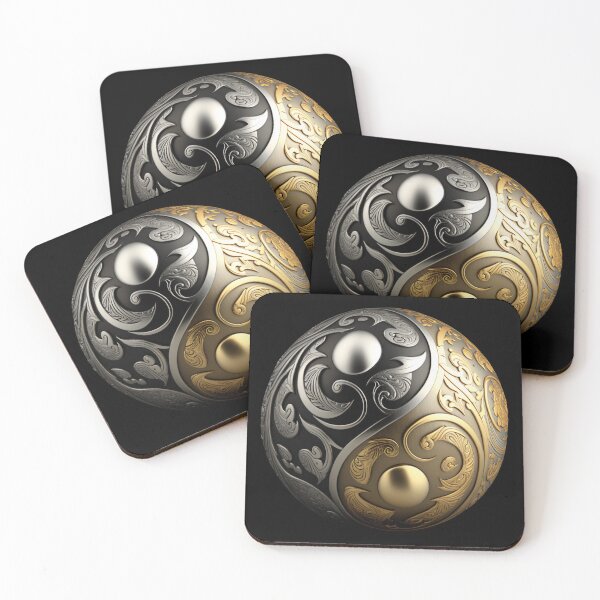 Item preview, Golden Yin Yang designed and sold by Jemimo.