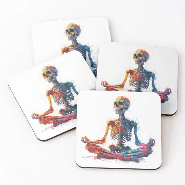 Item preview, Zen Harmony: The Colorful Meditation of the Yogin Skull designed and sold by Neo Nirvana.