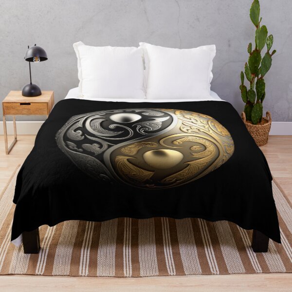 Item preview, Golden Yin Yang designed and sold by Jemimo.