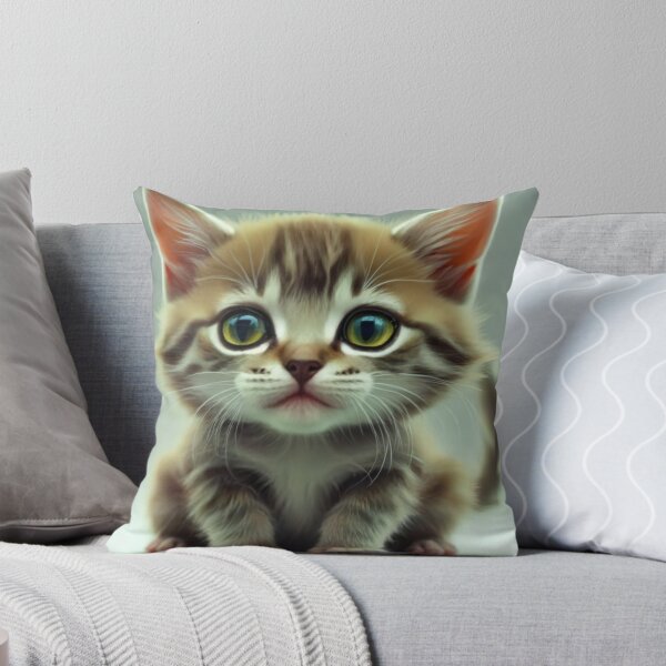 Item preview, Green Kitty, Lovely Kitty, Gift For Cat Lovers designed and sold by DZIERANA.