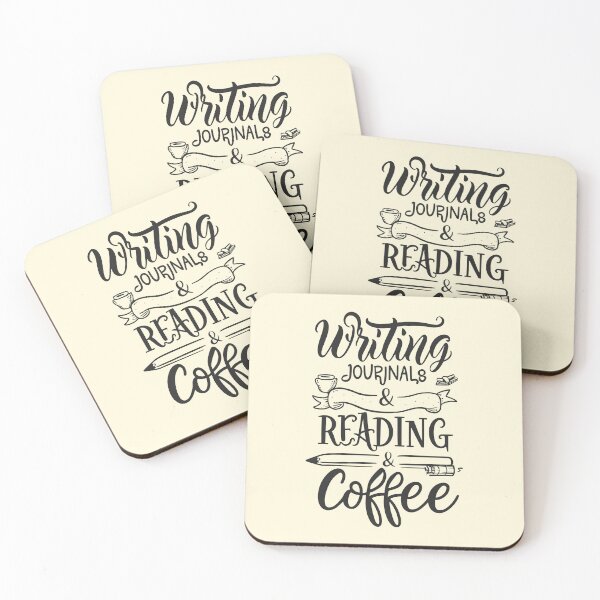 Item preview, Writing journals & Reading & Coffee designed and sold by FEBRICAST.