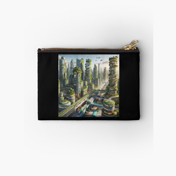 Item preview, Eco-Futuristic Metropolis designed and sold by BestArtByArvind.
