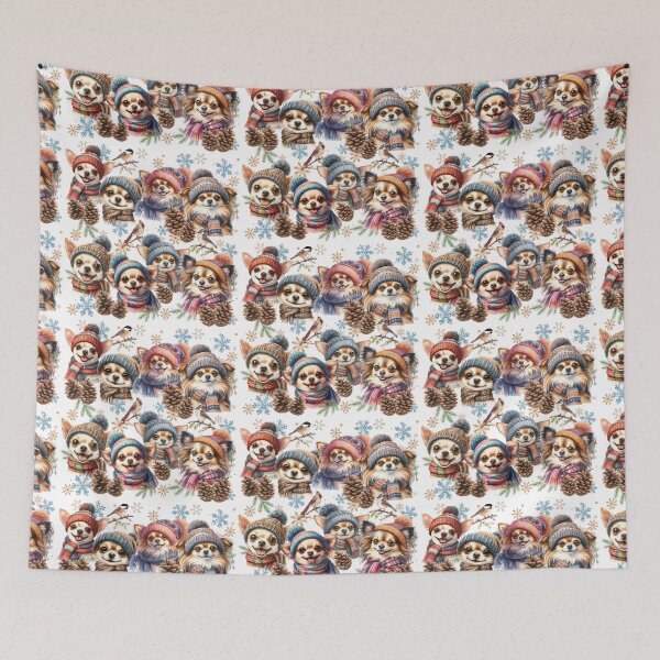 Item preview, Chihuahua Winter Hats and Scarves designed and sold by Animals-on-me.