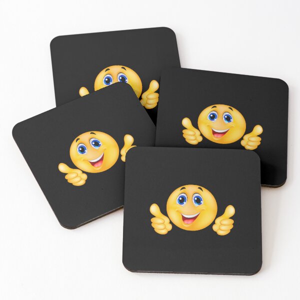 Item preview, Double Thumbs Up Very Simple Happy Smile Face designed and sold by irek07.