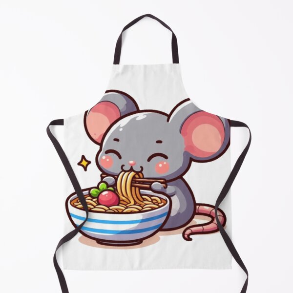 Item preview, Cute mouse eating ramen designed and sold by Culmika.