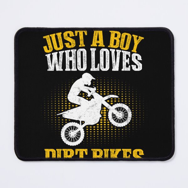 Item preview, Just A Boy Who Loves Dirt Bikes Lover Biking Fan Boys Kids designed and sold by MobyStickers.