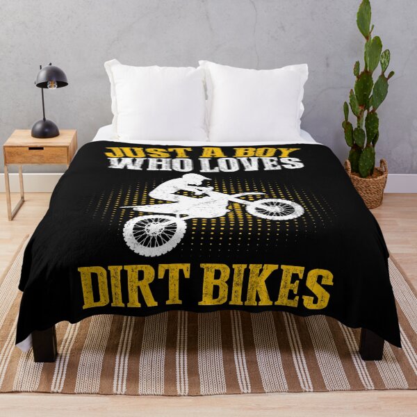 Item preview, Just A Boy Who Loves Dirt Bikes Lover Biking Fan Boys Kids designed and sold by MobyStickers.