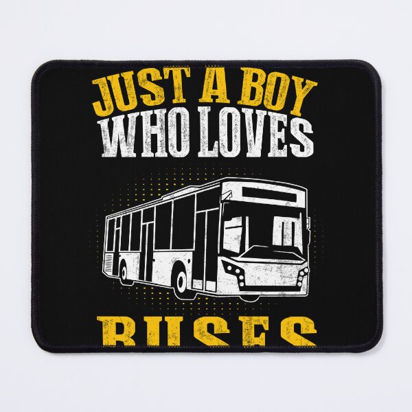 Item preview, Just A Boy Who Loves Buses Lover Transport Fan Boys Kids designed and sold by MobyStickers.