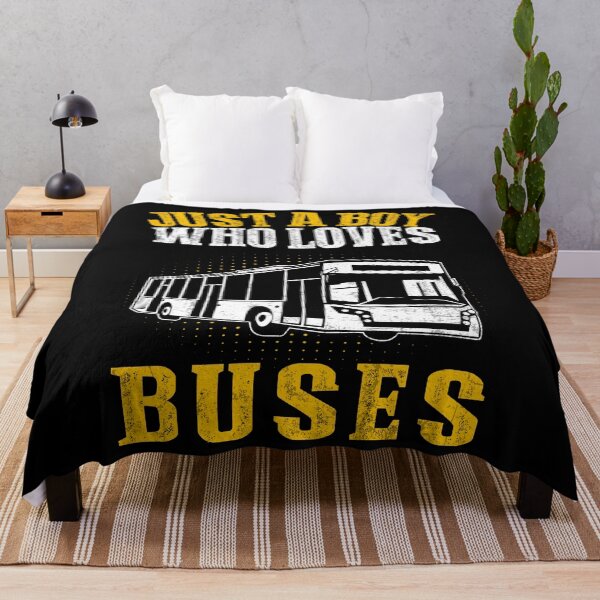 Item preview, Just A Boy Who Loves Buses Lover Transport Fan Boys Kids designed and sold by MobyStickers.