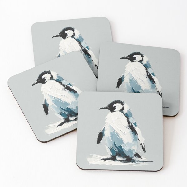 Item preview, Textured Penguin Impressionist Painting designed and sold by Star-Fragment.