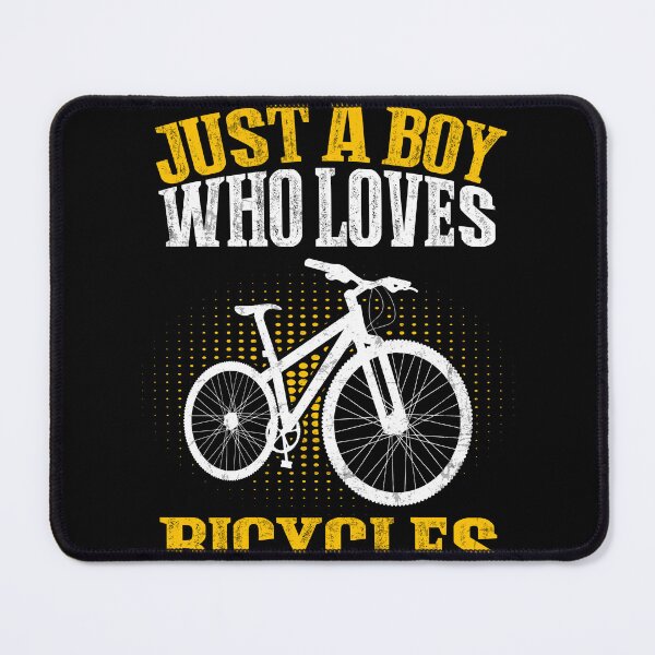 Item preview, Just A Boy Who Loves Bicycles Lover Cycling Fan Boys Kids designed and sold by MobyStickers.