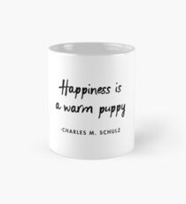 Happiness is a Warm Puppy Classic Mug