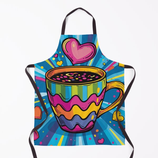 Item preview, Groovy Pop Art Coffee Mug, Valentine's Day designed and sold by Hibiskusmond.