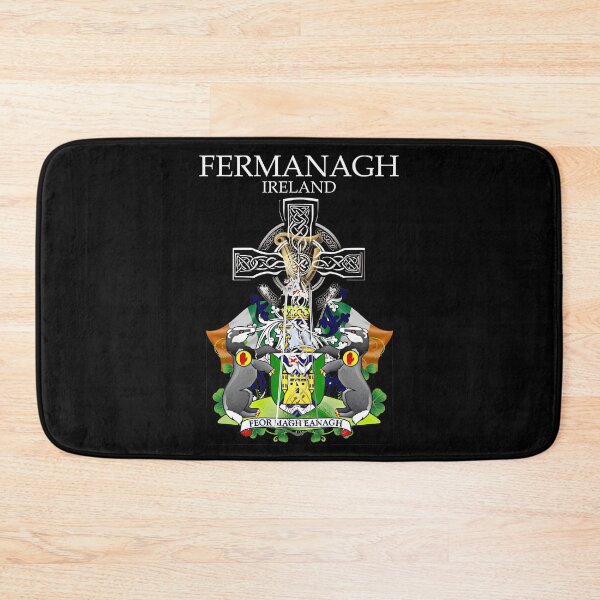 Artikelvorschau, ✅ Fermanagh, Irland, Irisch-keltisches Kreuz & Wappen entworfen und verkauft von REAL IRISH GIFTS.