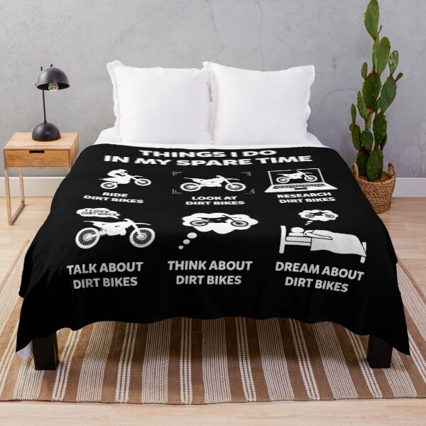 Item preview, Things I Do In My Spare Time Funny Dirt Bikes Bike Motocross designed and sold by MobyStickers.
