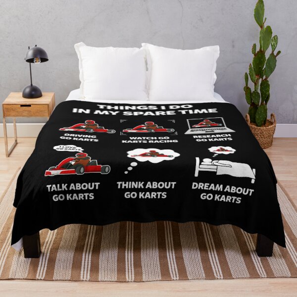Item preview, Things I Do In My Spare Time Funny Go Karts Racing Karting designed and sold by MobyStickers.