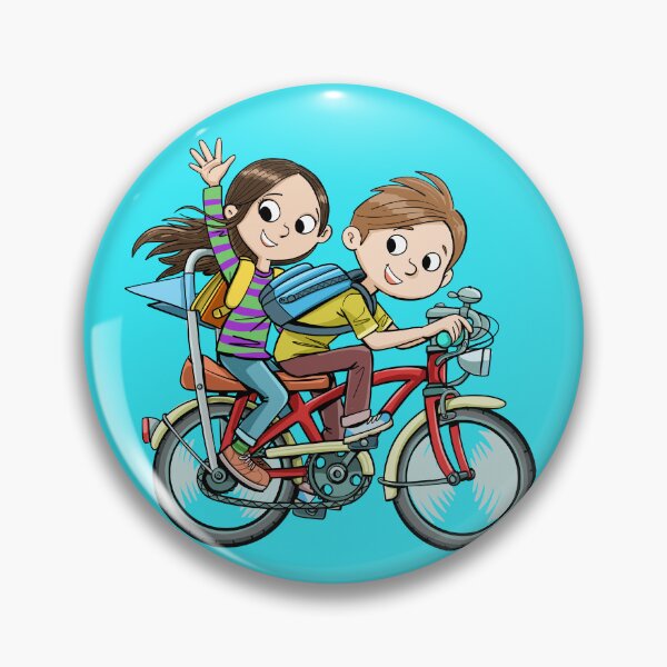 Item preview, children go to school on bicycles designed and sold by duxpavlic.