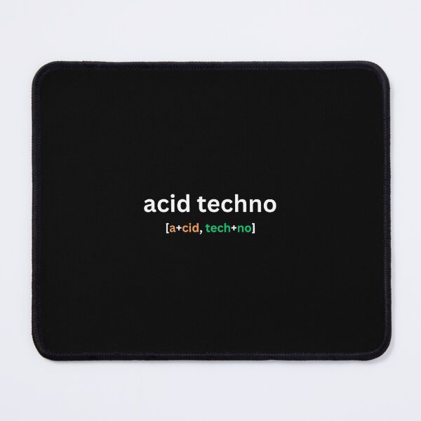 Item preview, Acid Techno spelling designed and sold by blissdesigns-.