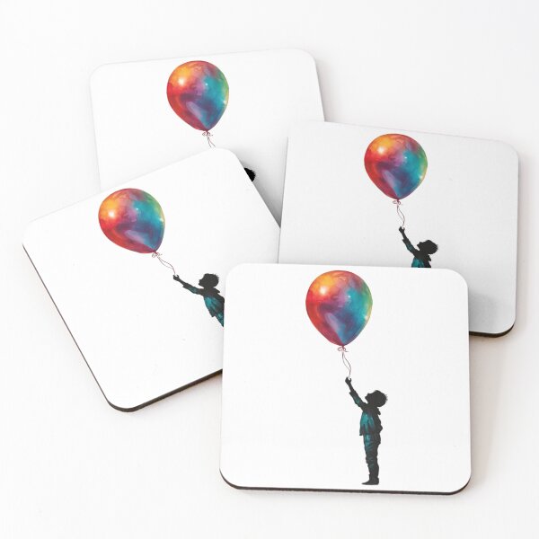 Item preview, Boy Multiwatercolour Ballon designed and sold by fluidwatercolor.