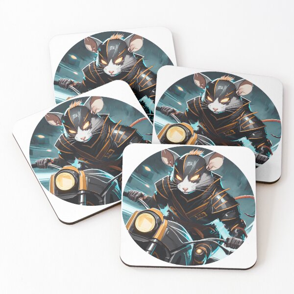 Item preview, Samurai Rat Racer on a Motorcycle designed and sold by BADESIGNZZ.
