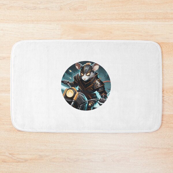 Item preview, Samurai Rat Racer on a Motorcycle designed and sold by BADESIGNZZ.