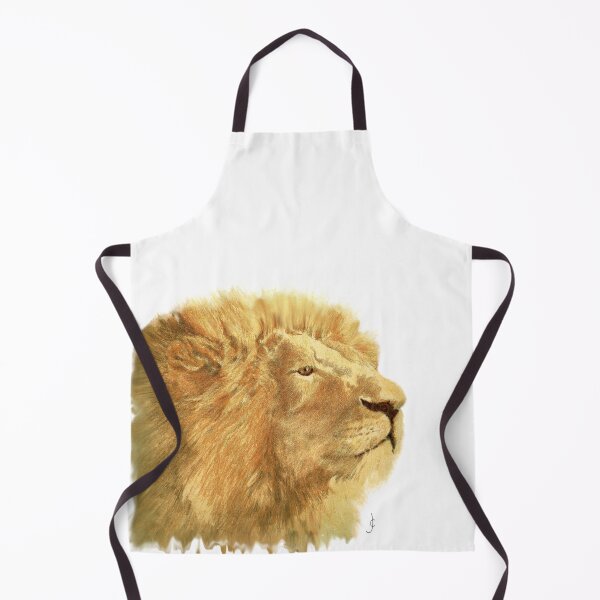Item preview, Lion head coloured pencil drawing for charity designed and sold by JayTCee.