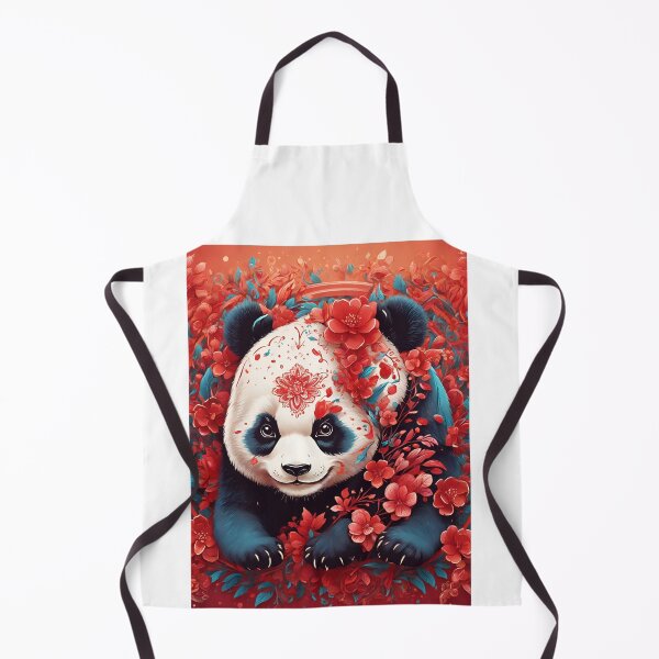 Item preview, Red Kawaii Panda - Cute Little Panda designed and sold by Myzone2023.