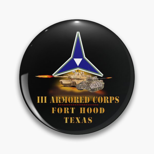 Item preview, Army - III Armored Corps - M1A1 - M2 Bradely Firing - Fort Hood Texas X 300 designed and sold by Military Insignia Products.