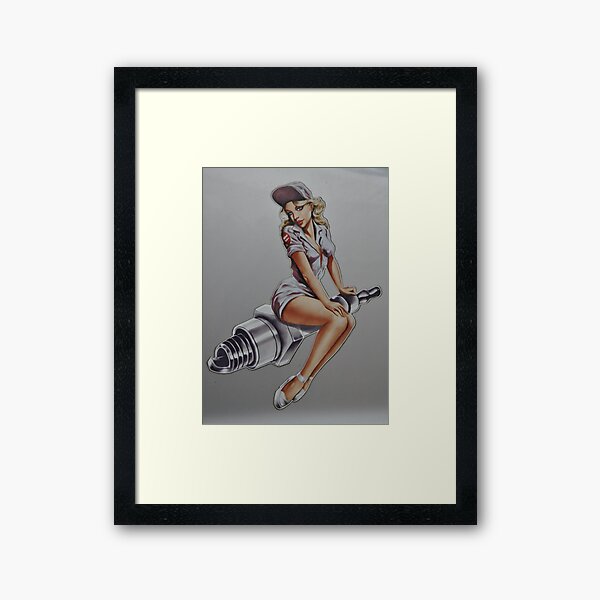 Homage sticker for Jan Groot Framed Art Print