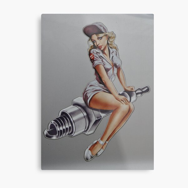 Homage sticker for Jan Groot Metal Print