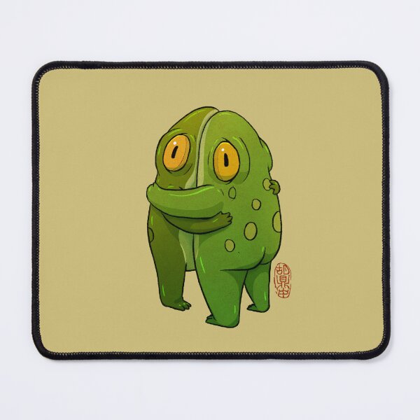 Item preview, hugging frogs cute asian art designed and sold by DingHuArt.