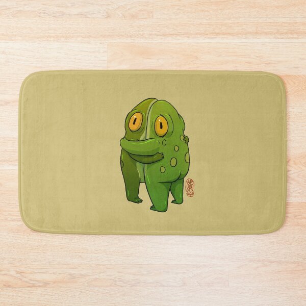 Item preview, hugging frogs cute asian art designed and sold by DingHuArt.