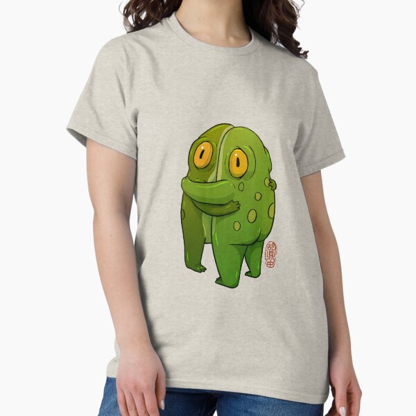 Item preview, hugging frogs cute asian art designed and sold by DingHuArt.