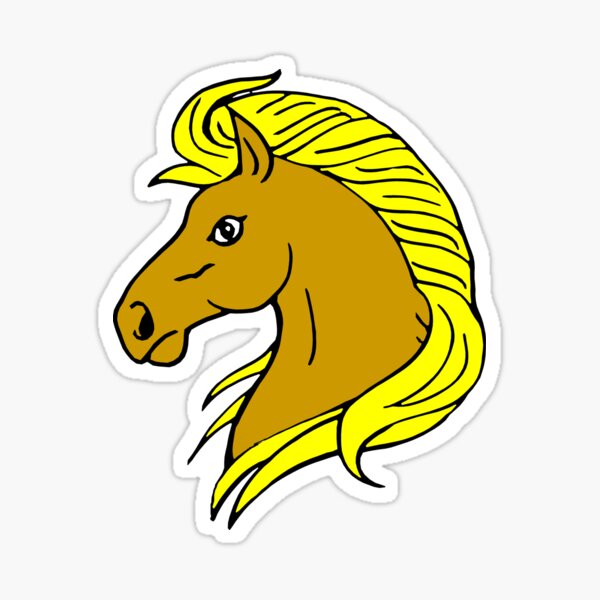 Item preview, Cheval blond designed and sold by lapin-agile.