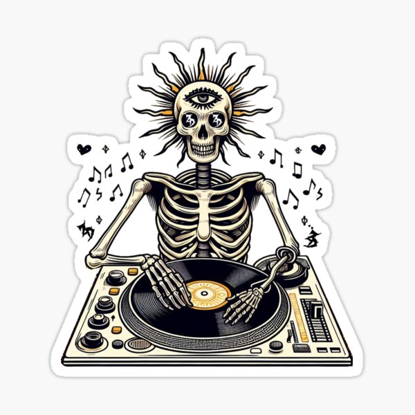 Artikel-Vorschau von Zeds Dead Skeleton Edm, designt und verkauft von erkinmaddison.