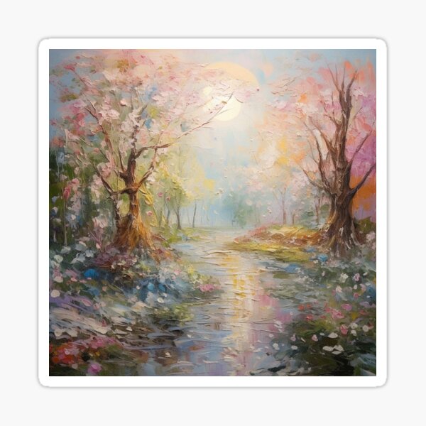 Item preview, Fairytale Woodland Soft Spring Impasto Style  designed and sold by PrincessaCharms.