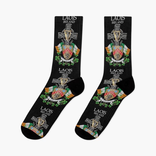 Item preview, ✅ Laois Ireland Irish Celtic Cross & Crest designed and sold by REAL IRISH GIFTS.