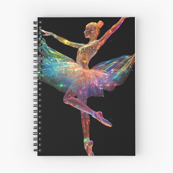 Item preview, Graceful Hues: Ballet in Holographic Splendor designed and sold by AI-Only Creations.