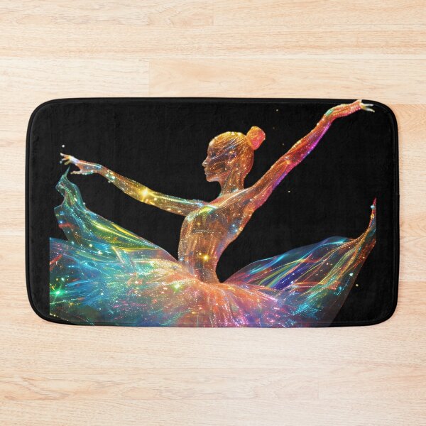 Item preview, Graceful Hues: Ballet in Holographic Splendor designed and sold by AI-Only Creations.