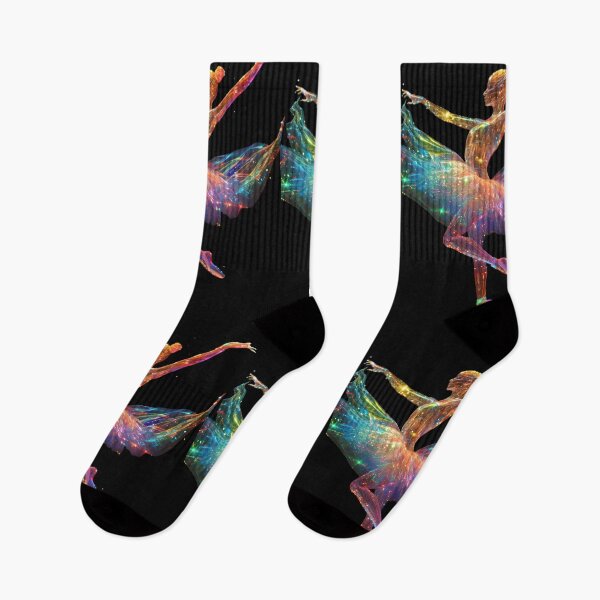 Item preview, Graceful Hues: Ballet in Holographic Splendor designed and sold by AI-Only Creations.
