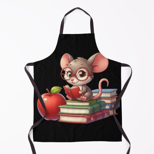 Item preview, Back to school cute mouse reading books designed and sold by Culmika.
