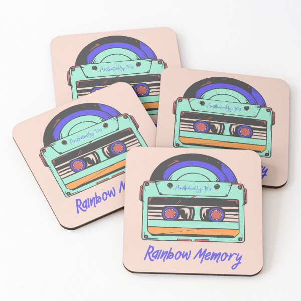 Item preview, Nostalgic Rainbow Memory Cassette designed and sold by designdroplet.