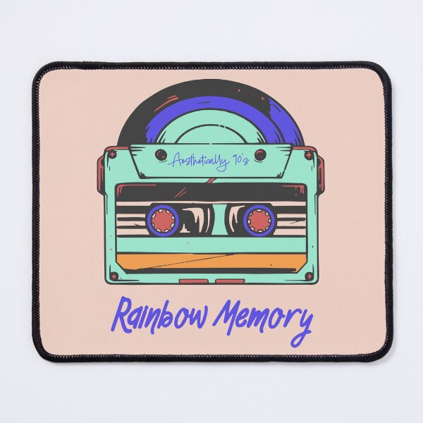 Item preview, Nostalgic Rainbow Memory Cassette designed and sold by designdroplet.