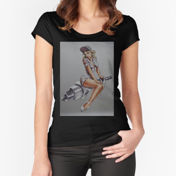 Homage sticker for Jan Groot Fitted Scoop T-Shirt