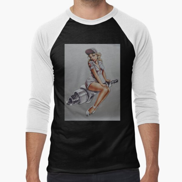 Homage sticker for Jan Groot Baseball ¾ Sleeve T-Shirt