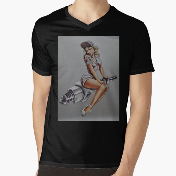 Homage sticker for Jan Groot V-Neck T-Shirt