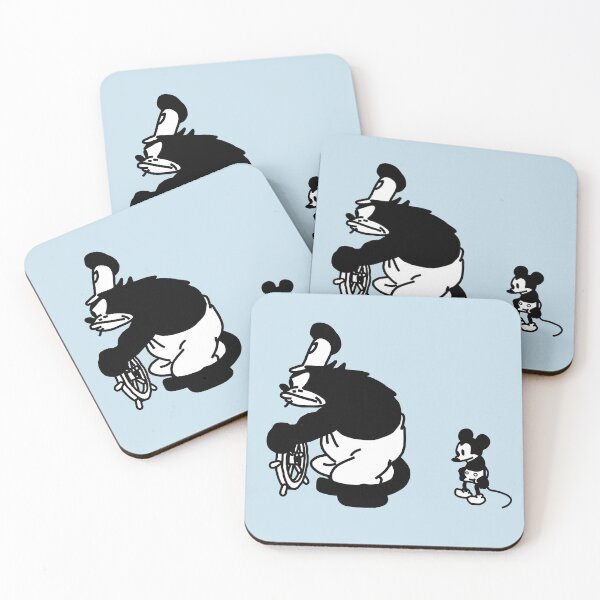 Item preview, Steamboat Willie with Angry Cat and Sad Mouse designed and sold by ellenhenry.