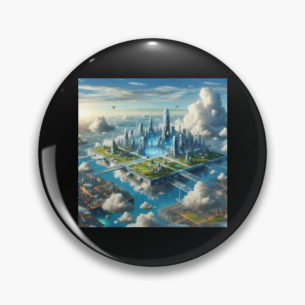 Item preview, Cloud City Utopia designed and sold by BestArtByArvind.